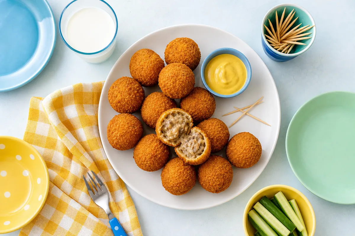 Dutch Beef Croquette Bites (Bitterballen) in the Air Fryer
