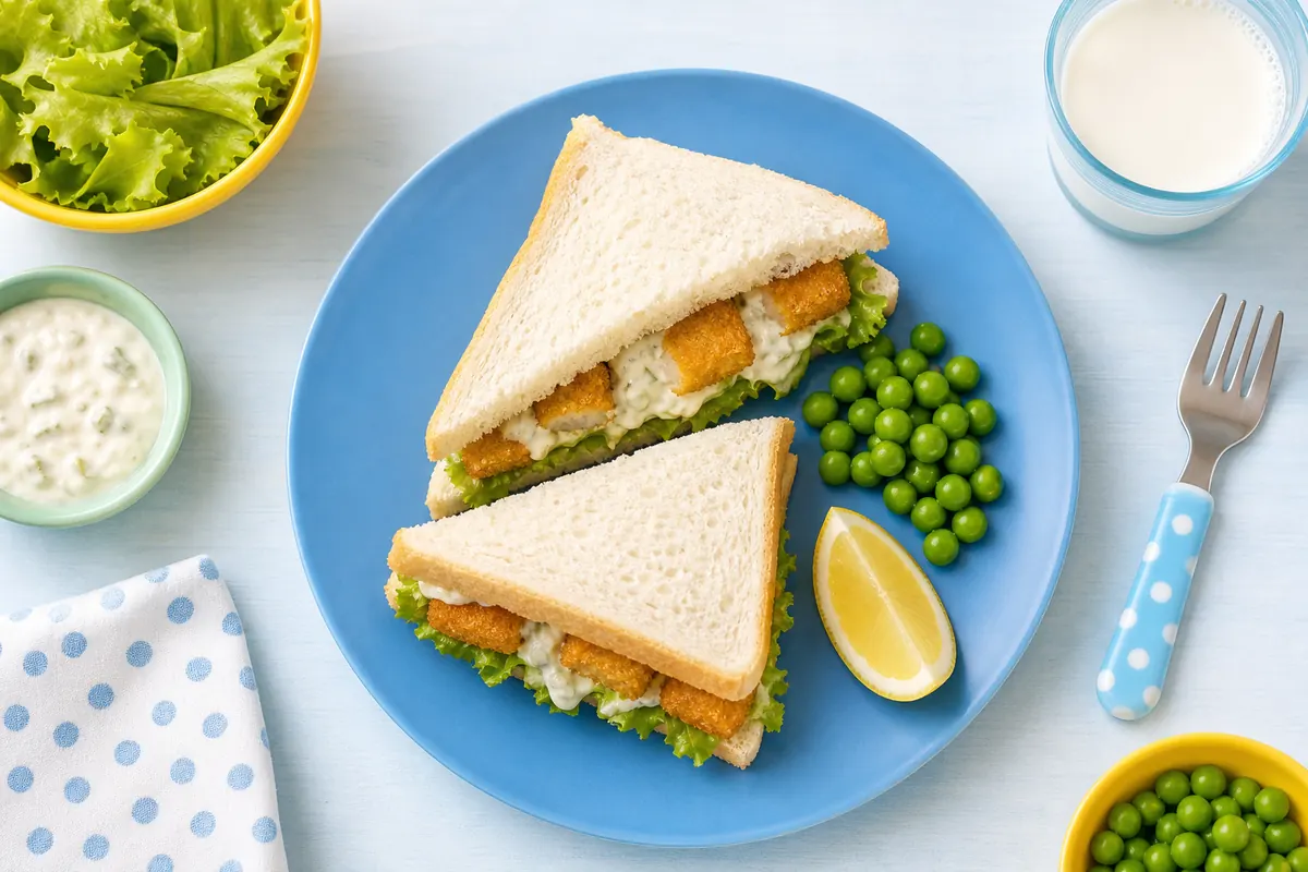 The Classic British Fish Finger Sandwich
