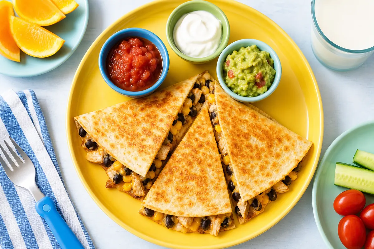 Crispy Chicken Quesadillas for Busy Families