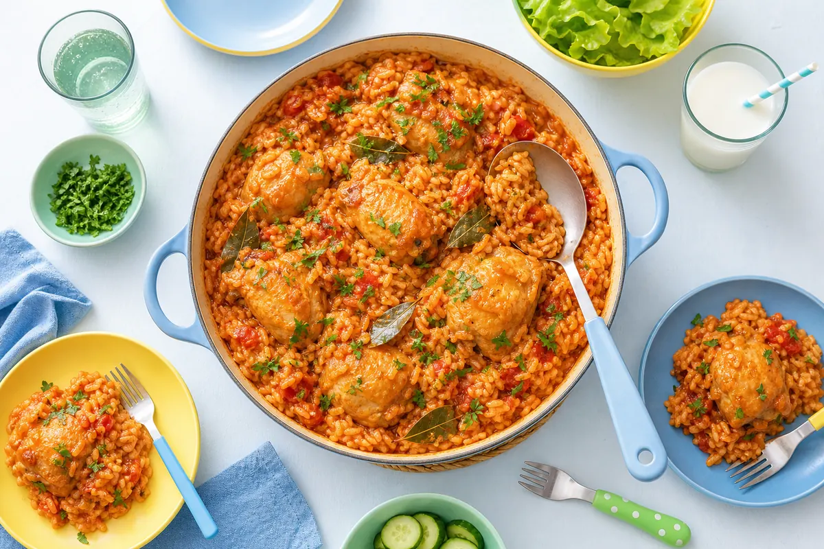Portuguese Chicken and Rice (Arroz de Frango)